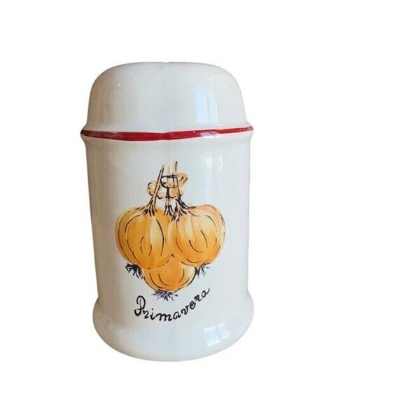 Parmesan Cheese Shaker Container made in Portugal hand painted - Picture 4 of 5